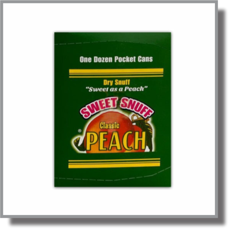 Peach Sweet Classic (Thrift) Dry Snuff CB Wholesale